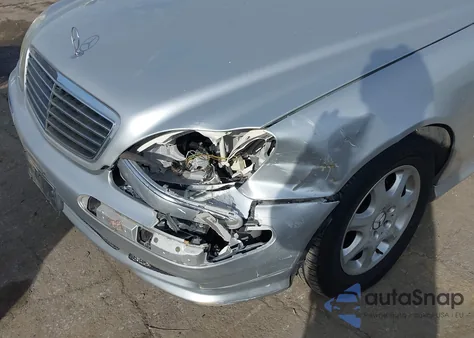 2001 Mercedes-Benz S 430 из США, поврежденный, VIN WDBNG70J11A221376